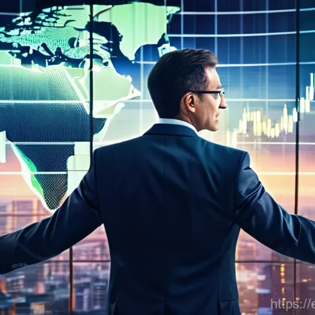 재무위험관리사가 알아야 할 금융 리스크 이론 - **Market Risk: The Unpredictable Dance of Global Finance**
    A highly dynamic and abstract image d...