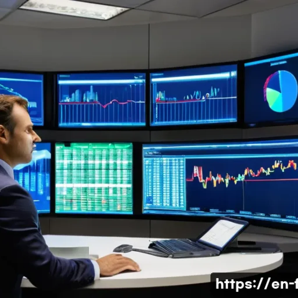 재무위험관리사와 보험계리사의 비교 - **Image Prompt: Financial Risk Manager in a High-Stakes Environment**
    A focused Financial Risk M...